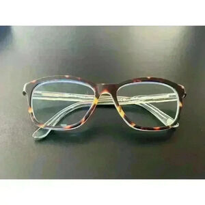 Juicy Couture Eyeglass Frames JU152 OE D2 135 Tortoise Clear‎ Silver Turquoise